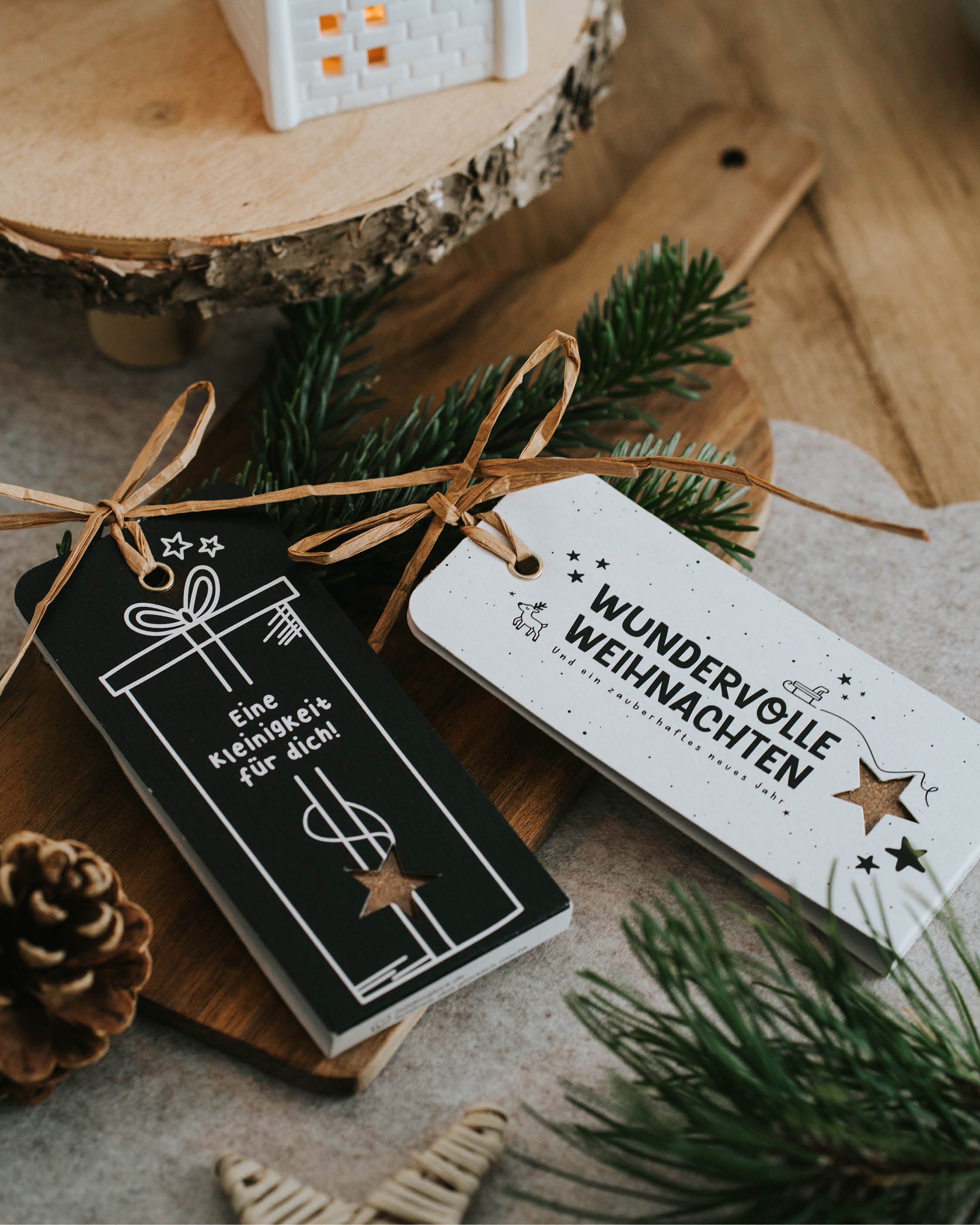 Festliches Mitbringsel mit liebevoller Botschaft und Lebkuchengewürz – ideal zum Verschenken in der Weihnachtszeit.
