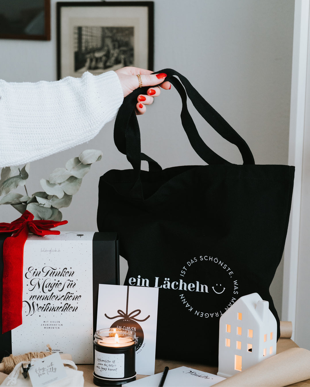 Weihnachtsbox mit Duft, Licht & Wärme – Geschenkidee für Freundinnen, Kolleginnen oder Familie