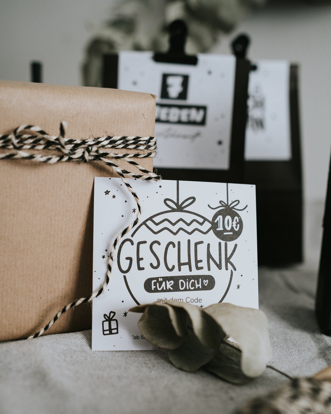 Weihnachtskalender zum Befüllen mit kleinen Geschenken, lieben Botschaften und Überraschungen.