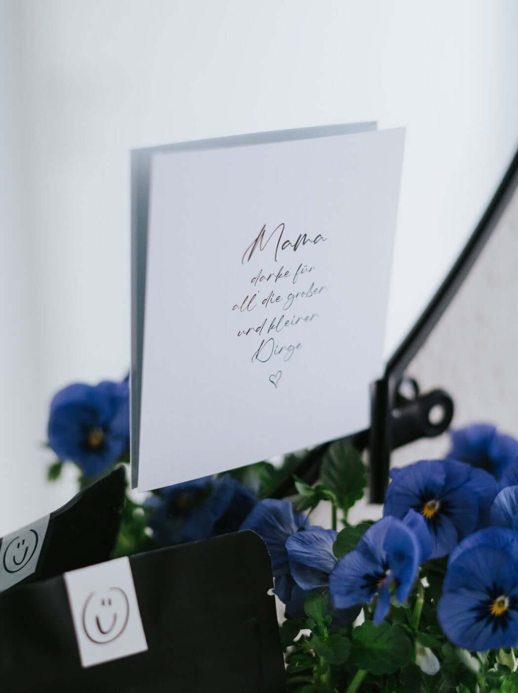 Geschenke Mama – Karte „Danke für alles“ stilvoll & liebevoll