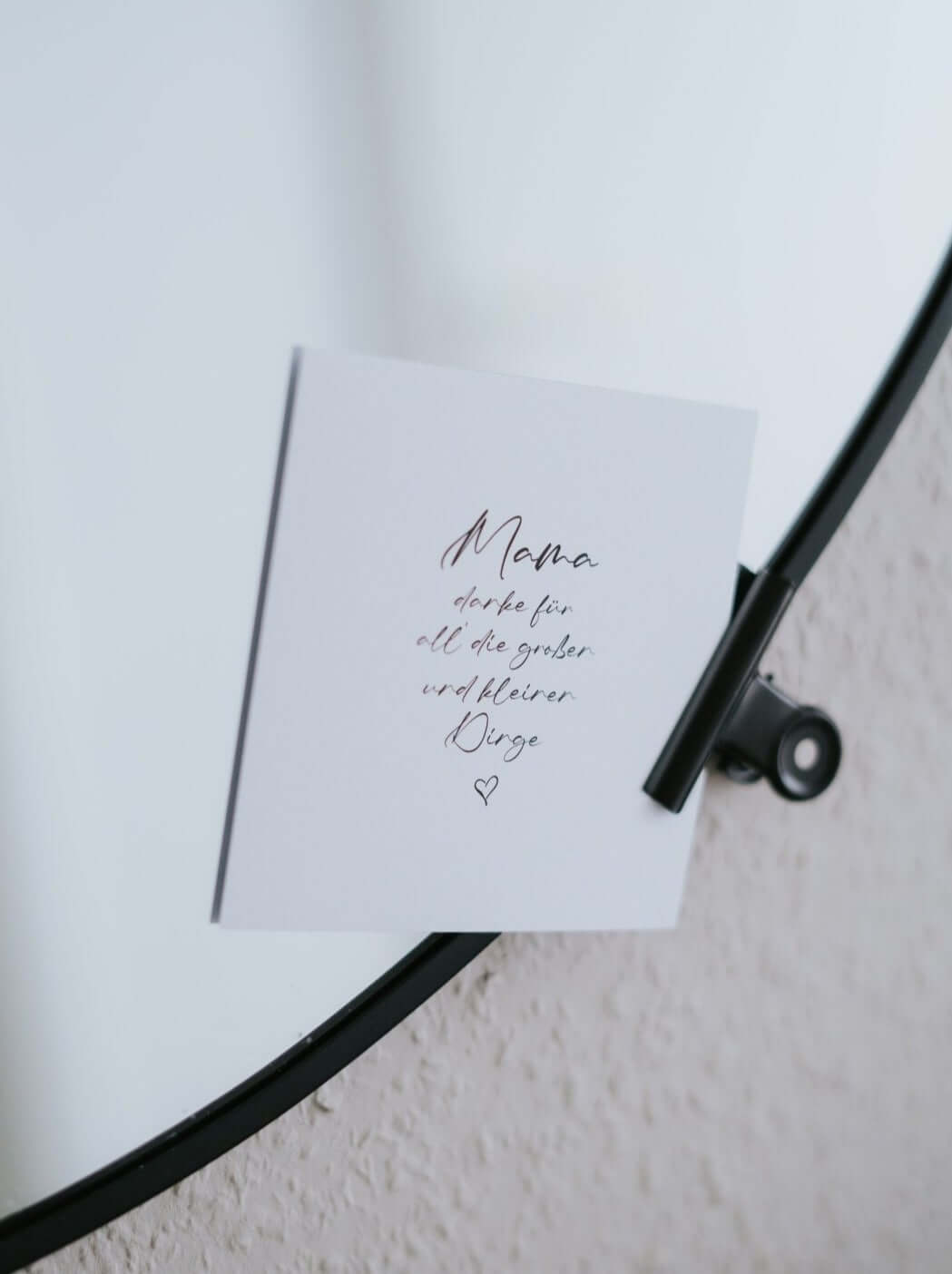 Geschenke Mama – Karte „Danke für alles“ stilvoll & liebevoll