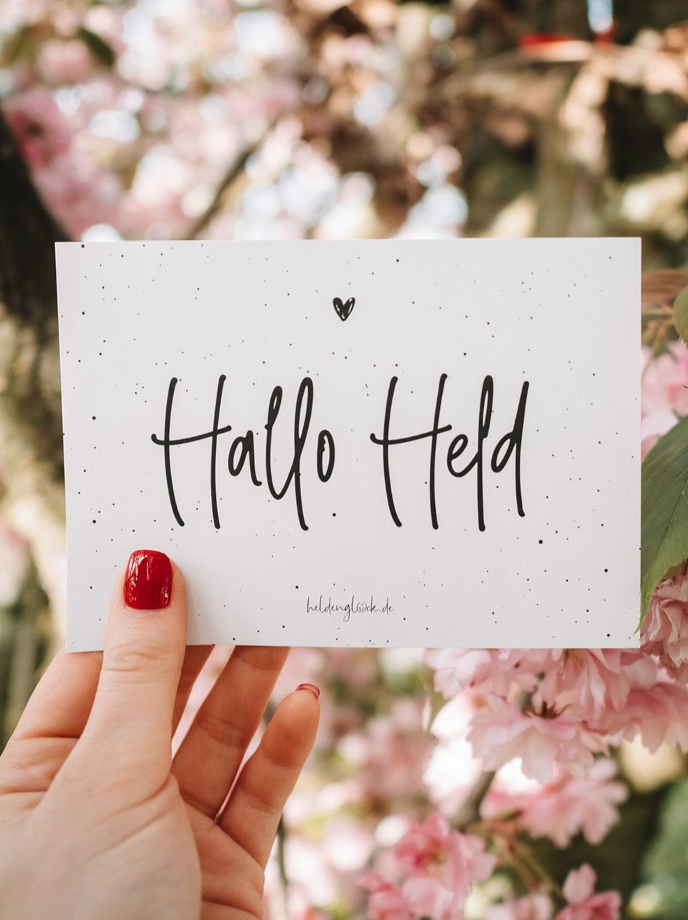Postkarte mit Spruch und motiv Grußkarte in schwarz weiss