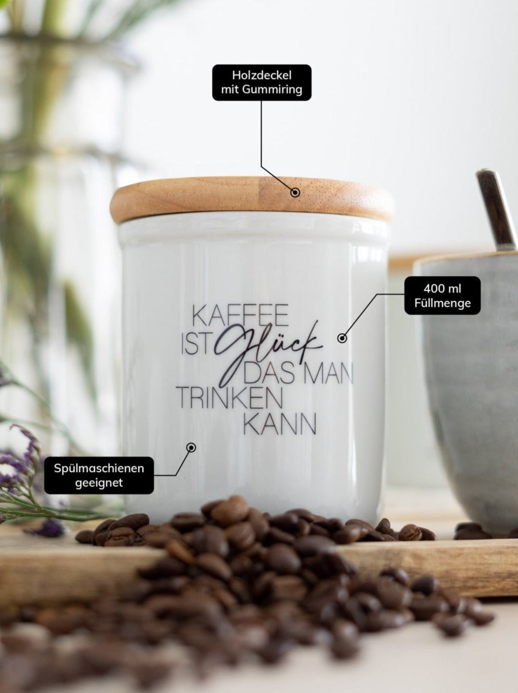kaffeebohnen aufbewahrung keramik Keramikdose Kaffee – Geschenk für Genießer:innen mit Stil – Verena von Heldenglück