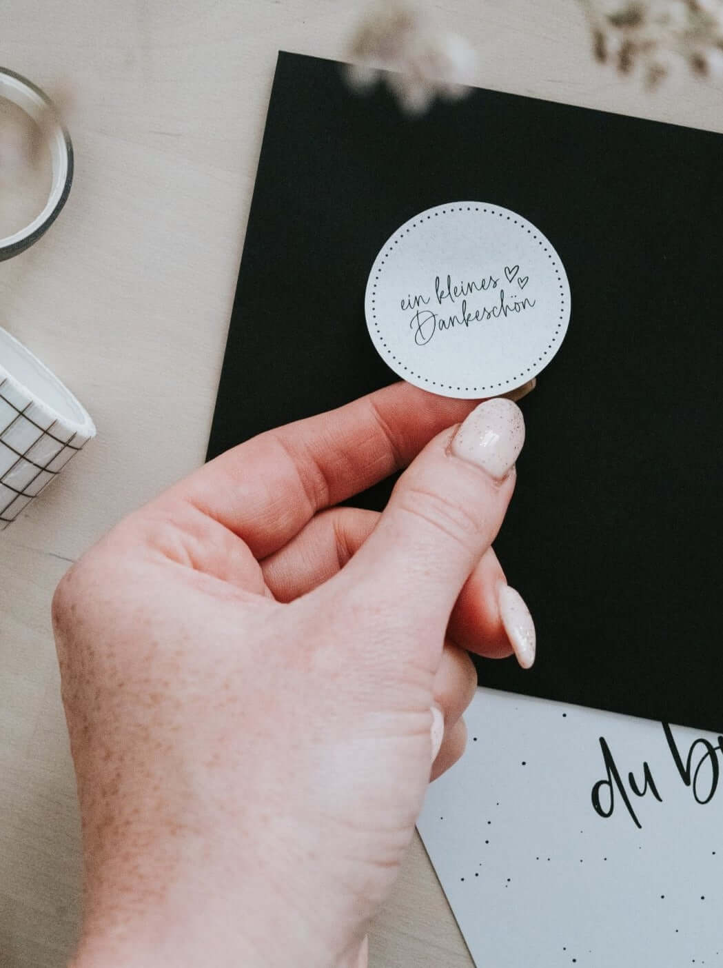 Geschenke mit Wertschätzung – „Danke“-Sticker für besondere Anlässe