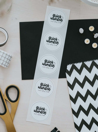 Geschenke stilvoll veredeln – Allround-Sticker für jede Gelegenheit