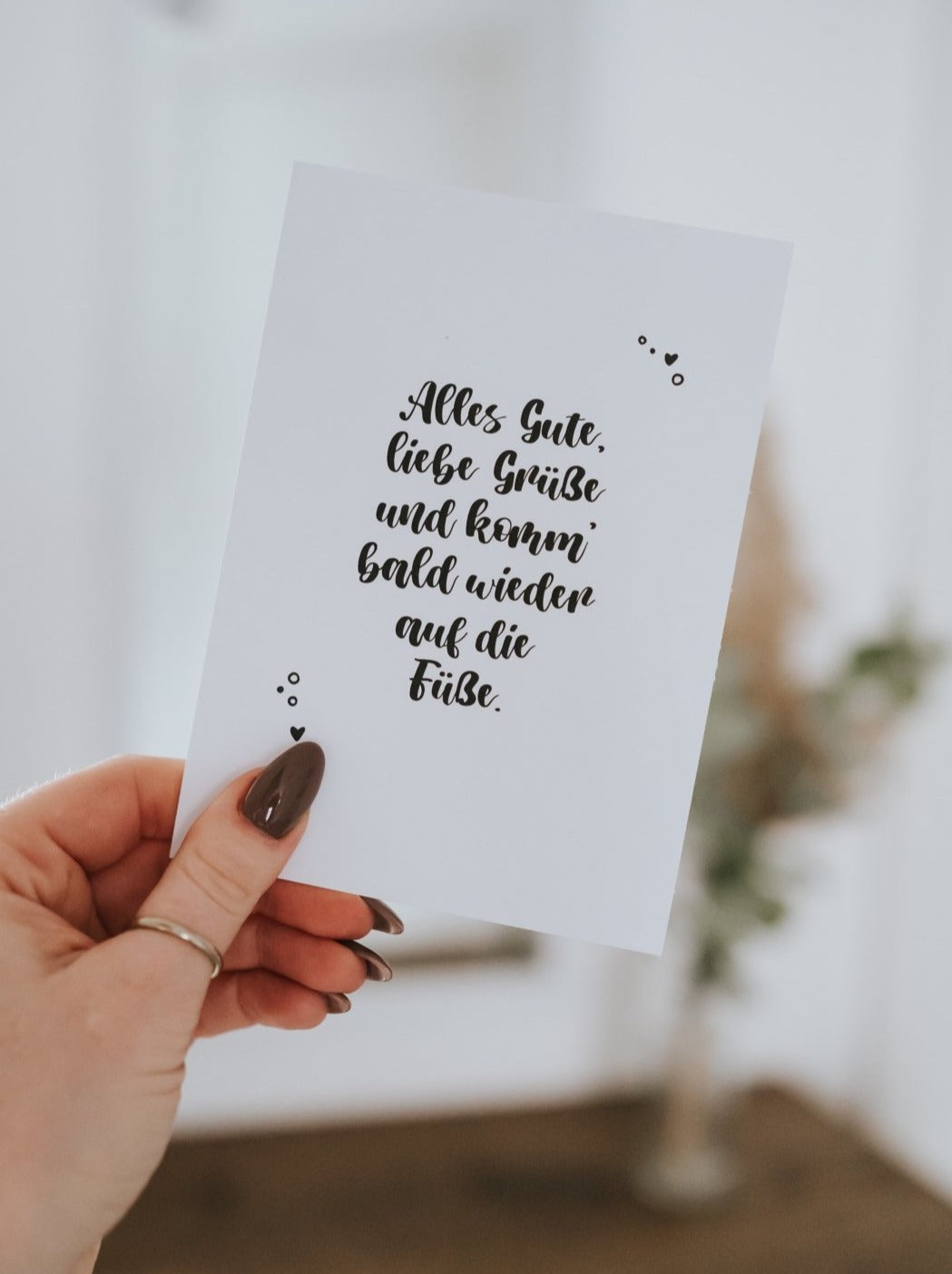 Alles Gute, liebe Grüße  Heldenglück   