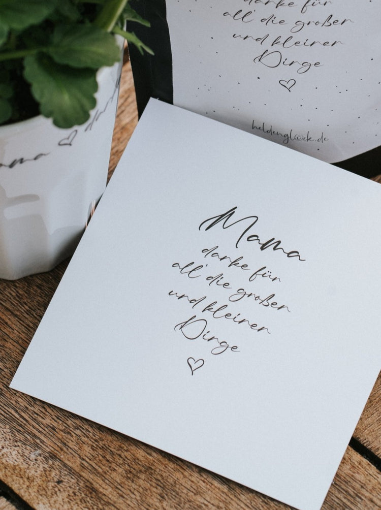 Mama, danke für einfach alles  Heldenglück   