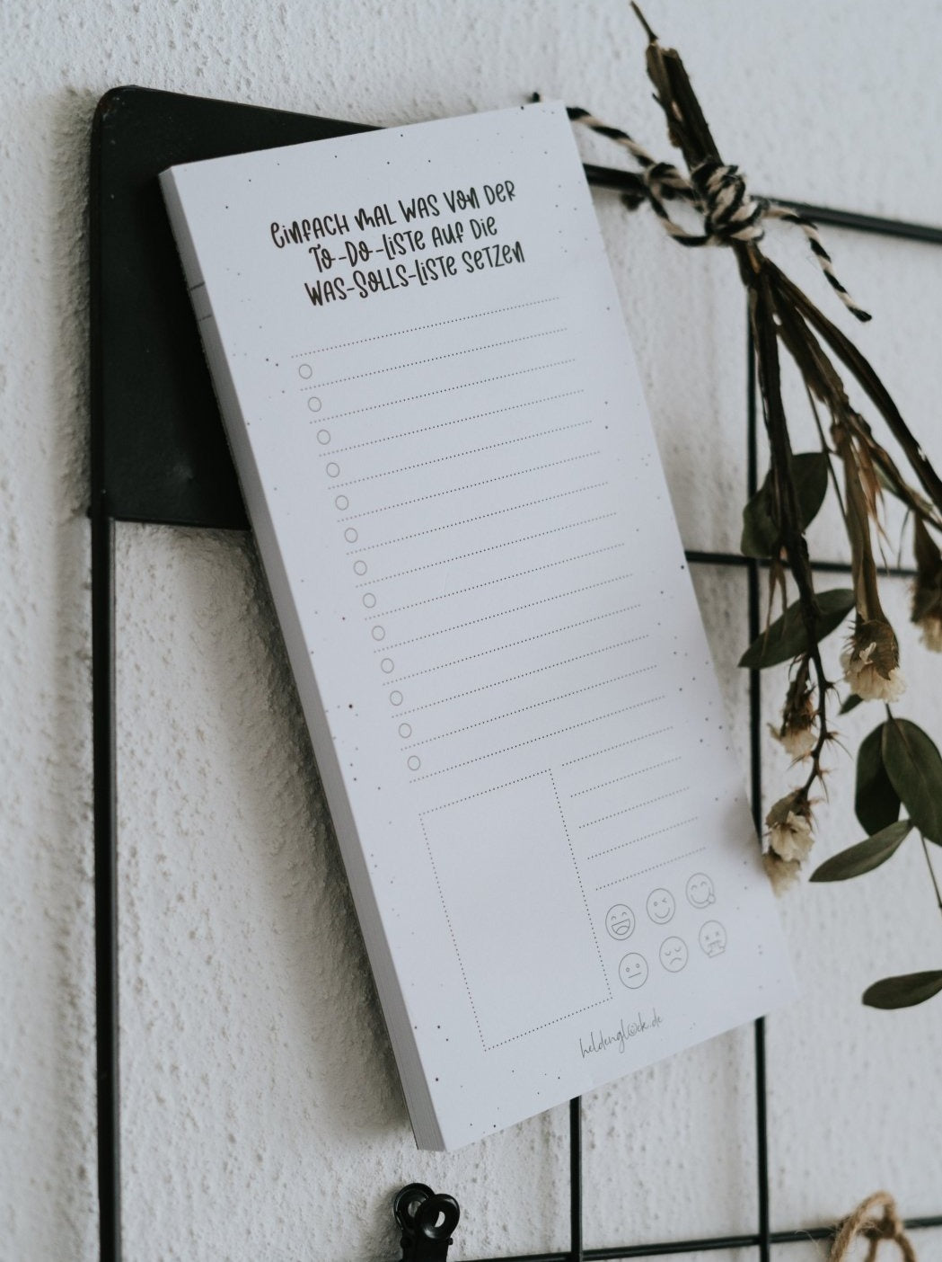 To-Do-Liste · magnetisch  Heldenglück   