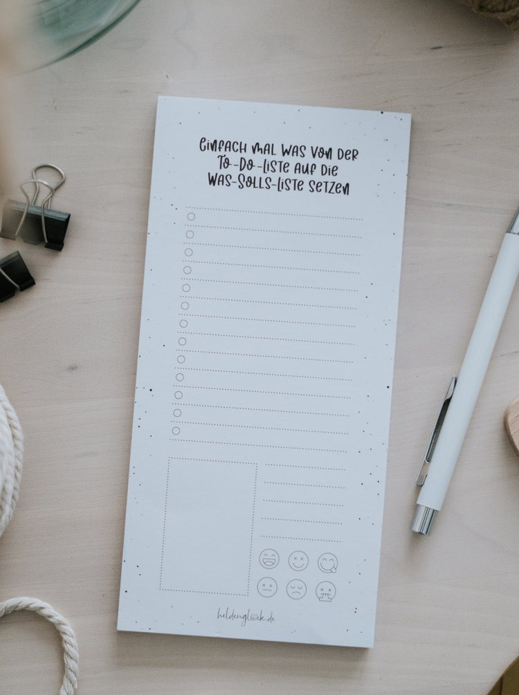 To-Do-Liste · magnetisch  Heldenglück   